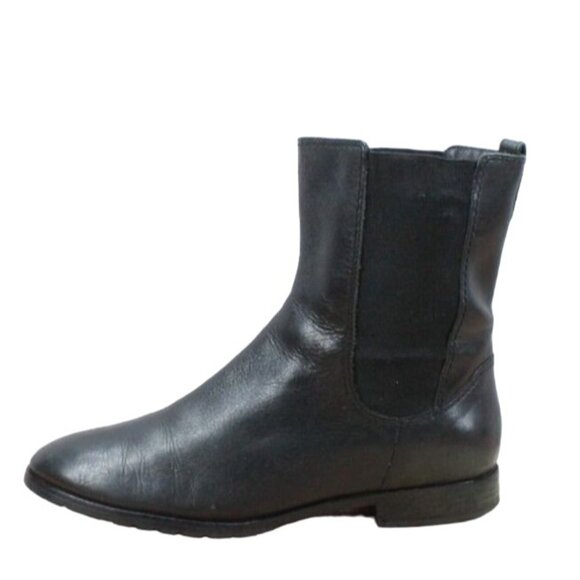 Cole Haan Shoes - Cole Haan Black Stretch Side Panel Almond Toe Chelsea Booties Size 7.5 B